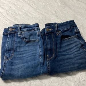 American eagle highest rise curvy jegging size 0 standar both